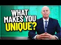 WHAT MAKES YOU UNIQUE? (A Brilliant EXAMPLE ANSWER to this TOUGH INTERVIEW QUESTION!)