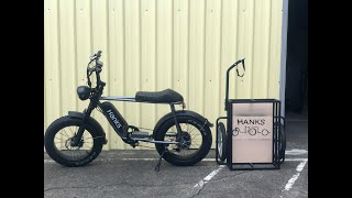 [Hanks Garage]電動胖胎自行車E-BIKE加裝拖車 短程運輸好方便 城市電動輔助車 胖胖胎 雪地車 20-4.0 bike trailer cargo bike