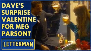 Dave Sends Billy Dee Williams To Meg Parsont For Valentine's Day | Letterman