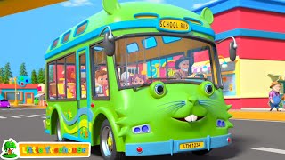 Wheels On The Bus Green + More Preschool Rhymes and Songs for Kids