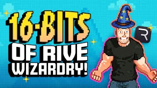 How I Used Rive to Build a PUNCHY Pixel Art Character for my Website