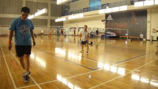 20130828孚瑪FUMA Badminton 大安MD北極熊+啟致VS陳永祥+吳國堅