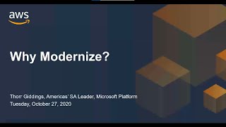 Modernizing Microsoft Workloads on AWS: Why modernize? | Amazon Web Services