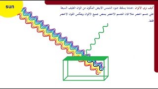 هل تعلم لماذا نرى الاجسام بألوانها الخاصة ؟