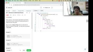 Leetcode 301 - Invalid Parenthesis (Full Python explanation - easy and slick solution)