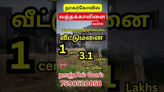 வத்தக்காவிளை ஊரில் வீட்டுமனை Low budget Land for Sale in Nagercoil #landsale  #nagercoilrealestate