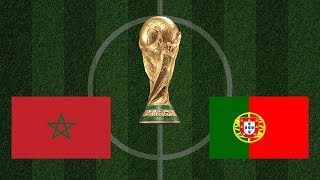 Morocco vs Portugal | FIFA Qatar World Cup 2022 | Realistic Simulation | eFootball PES Gameplay