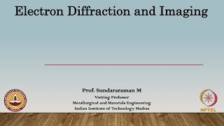 Lec 18 - Indexing Diffraction Pattern