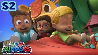 Moonstruck: Lunar Fortress | PJ Masks Season 2 | DOUBLE EPISODE | Cartoon for Kids