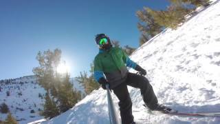 Skiing in Heavenly at Tahoe with Setti and Cassiano