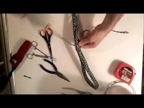 Paracord Dog Leash Finish Paracord Dog Leash Finish