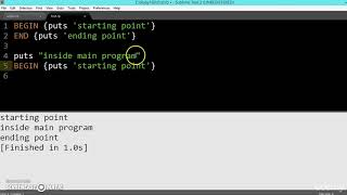 135 Learn python and ruby programming:- Begin and end blocks