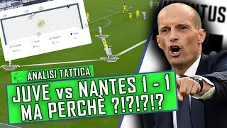 MA PERCHEEEÈ ?!? JUVENTUS vs NANTES 1 - 1 || Analisi Tattica