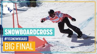 Grondin claims maiden win | Men's Snowboard Cross | Bakuriani | FIS Snowboard