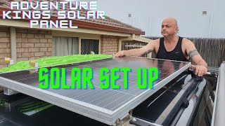 Adventure Kings Solar panel with Everdrive DC2DC charger - this is our solar set up