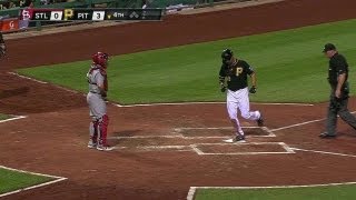 STL@PIT: Jones laces a solo home run off Miller