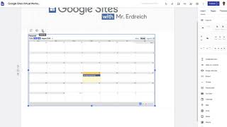 How to embed Google Calendars on a Google Site