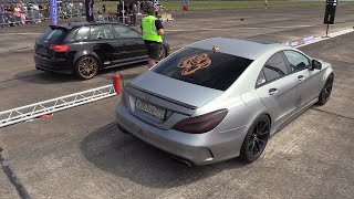 1000HP Mercedes CLS63 AMG vs 700HP Audi RS3 8V Sportback