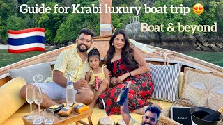 Here is a guide for Krabi luxury boat trip 🚤 Thailand tour guide #krabi #thailand #guide