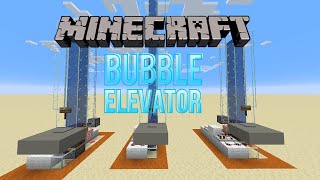 How To Make A Redstone Bubble Elevator In Minecraft! 1.19+