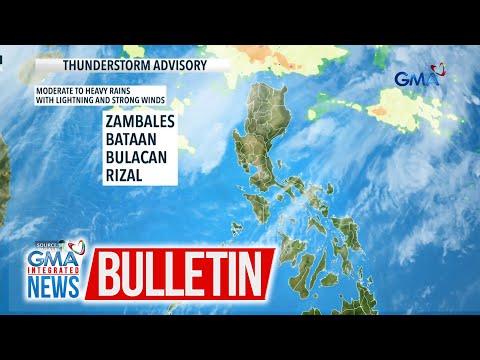 Thunderstorm advisory (September 7, 2024) | GMA Integrated News Bulletin