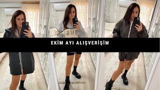 EKİM AYI DENEMELİ KIŞLIK ALIŞVERİŞİM 🧥👢👟🧦