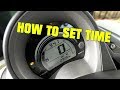 Yamaha NMAX - How to set clock