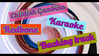 Redbone (Childish Gambino) Backing Track, Karaoke, Jam track