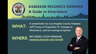 Assessor Resource Seminar: A Guide to Inheritance