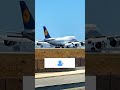 LUFTHANSA BOEING 747-8 LANDING AT LOS ANGELES INT AIRPORT#shorts #aviation #la #fyp #boeing747