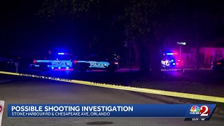 Police investigate possible shooting in Orlando