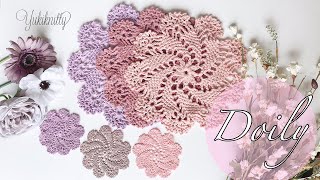 【Crochet 】easy doily 簡単9段ドイリー