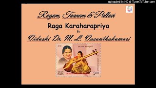 RTP-Karaharapriya-rAgamAlike - Dr. M. L. Vasanthakumari