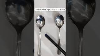 guess the real spoon 🥄😎🥄#viral #art#drawing #youtube #youtubeshorts #artist#pencilsketch
