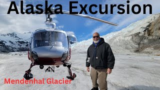 Glacier majesty:  Soaring above Mendenhall glacier by helicopter