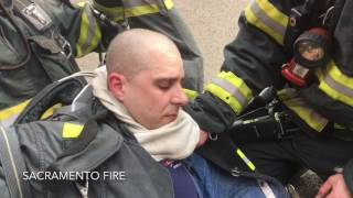 Truck 17 Downed Firefighter Training