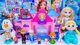 Disney Frozen Toys Collection Unboxing | Disney Princess Magical Lights \u0026 Dancing Castle Musical