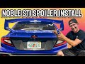 Noble STI Spoiler Rev 1 Install for 2022+ Subaru WRX