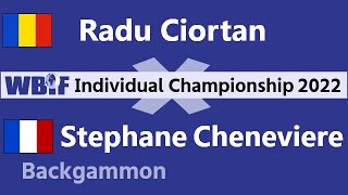 Stephane Cheneviere (LtDrogo) vs. M2 Radu Ciortan (raduciortan) - Backgammon