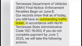 Don't fall for new 'outstanding ticket' scam
