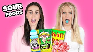 Eating the WORLD’S SOUREST CANDY challenge! **Mum vs Daughters** | Family Fizz
