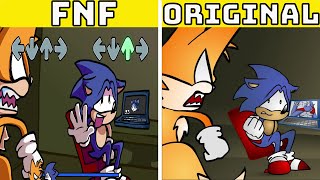 Tails Caught Sonic fnf Mod (fnf Vs Original)