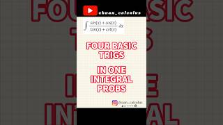 👻FOUR TRIGS IN ONE INTEGRAL【🎧CHILL WITH CALCULUS😌】#calculus #integration #math #chill #chillmusic