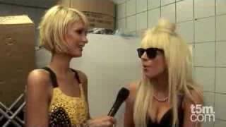 Paris Hilton meets Lady Gaga