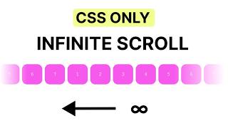 Perfect Seamless Infinite Scroll, Pure CSS (No JS, No Jump)