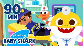 [BEST] Baby Shark's Hospital Play | +Compilation | Baby Shark Doctor | Baby Shark Official