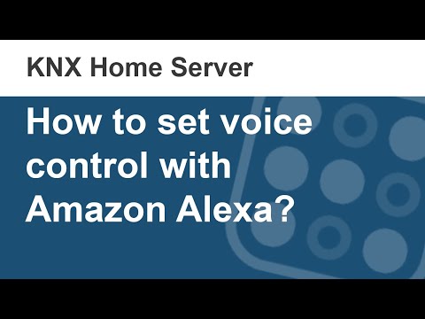 How do I set up voice control with Amazon Alexa in i3 KNX?