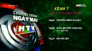 HTV7 | GTCT ngày mai (21.1.2023, 30 Tết)