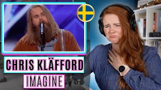 Vocal Coach reacts to Chris Kläfford - Imagine - Original AGT audition (Live)