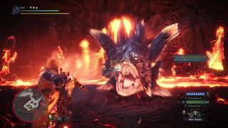 {MHWorld} Pierce HBG vs. Lavasioth - 2'58 (TA Rules)